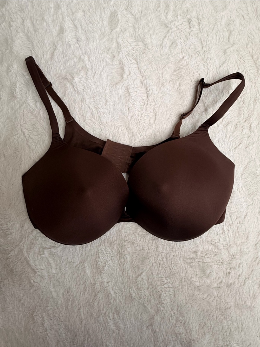 SKIMS nipple Padded Molded Bra in Chocolate